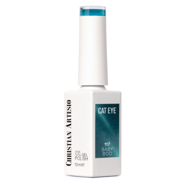 Ημιμόνιμο Βερνίκι Νυχιών Νο 117 Γαλάζιο Cat Eye 10ml