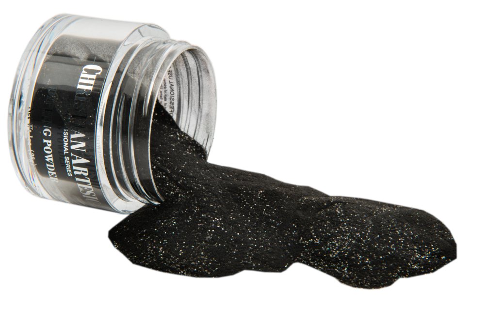 Σκόνη Dipping Νο 13 Μαύρο Glitter 28g