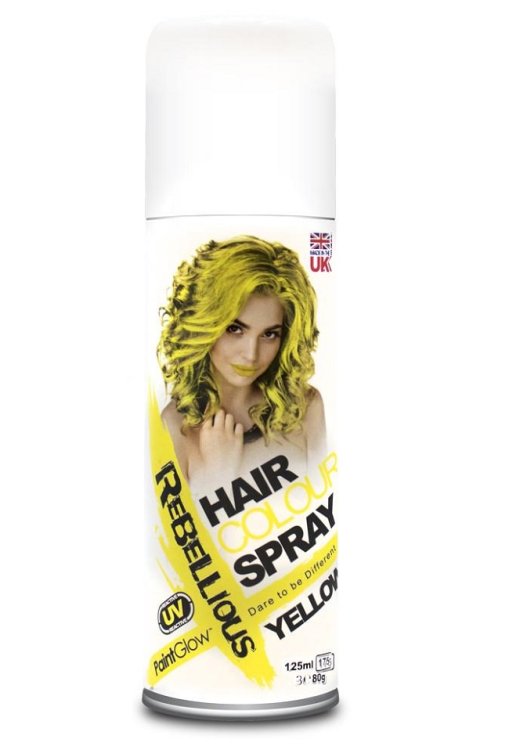 Rebellious Βαφή Μαλλιών σε Spray Κίτρινο 125ml