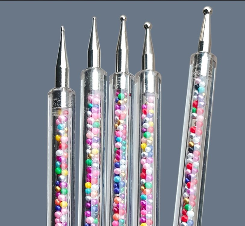 Dotting Tool mit Strass 5-teiligen Set