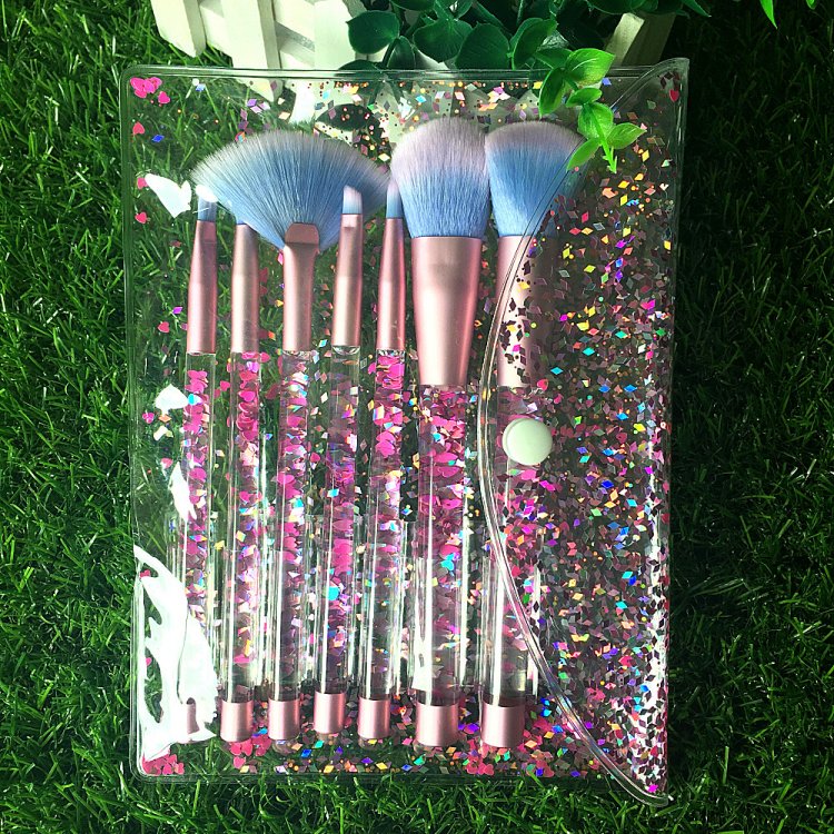 7-teiliges Strass Make-up-Pinsel-Set