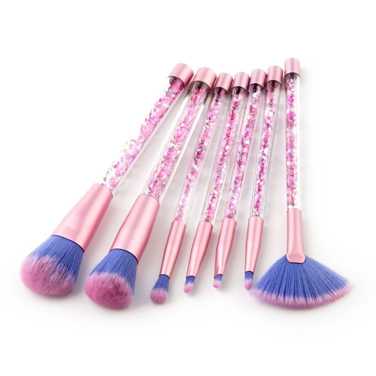 7-teiliges Strass Make-up-Pinsel-Set