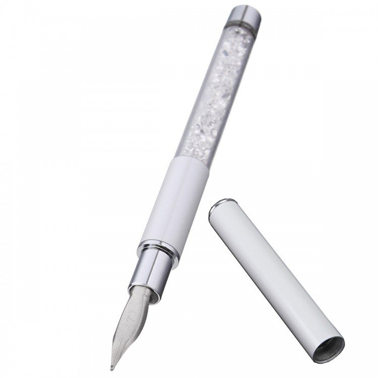 Πένα Νυχιών για Nail Art Λευκό