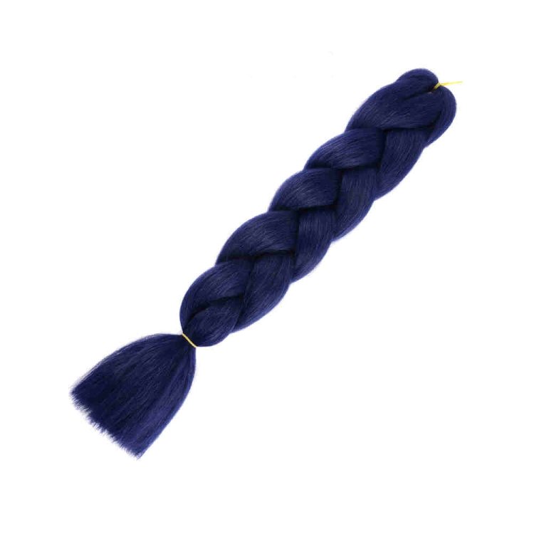 Μαλλιά για Ράστα και Πλεξούδες Σκούρο Μπλε Yα28# 100g 60cm