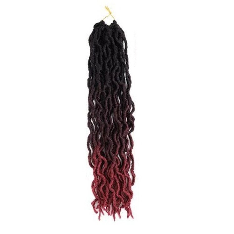 Έτοιμα Μαλλιά για Ράστα Κόκκινο Μαονί Όμπρε C3# 100g 60cm