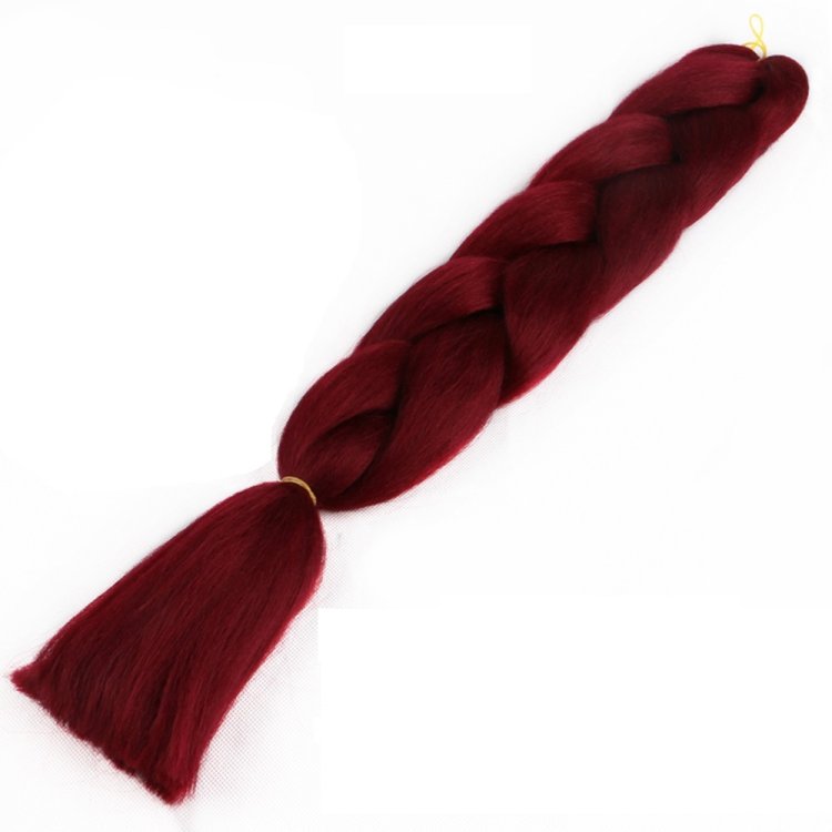 Μαλλιά για Ράστα και Πλεξούδες Κόκκινο Σκούρο Yα19# 100g 60cm