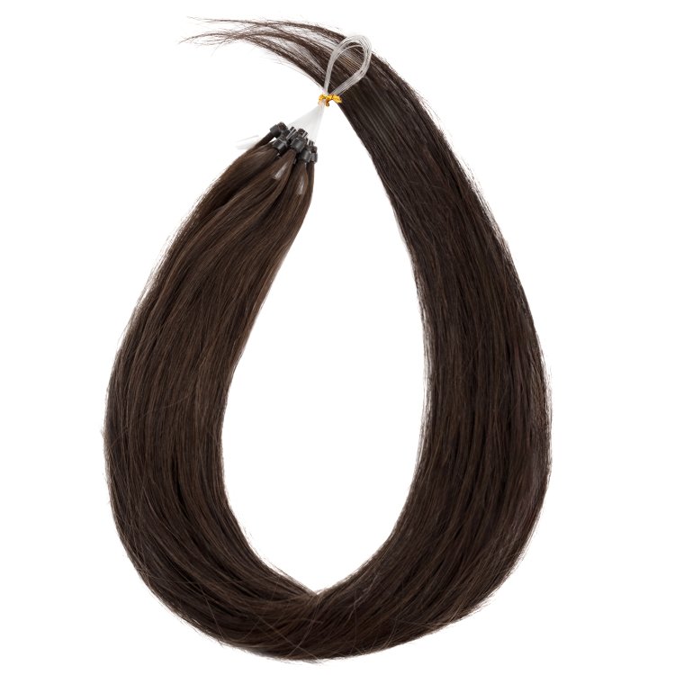 Micro Ring Loop Hair Extensions Νο1Β Φυσικό Μαύρο – 100% Φυσική Τρίχα, 50cm 10τεμ.