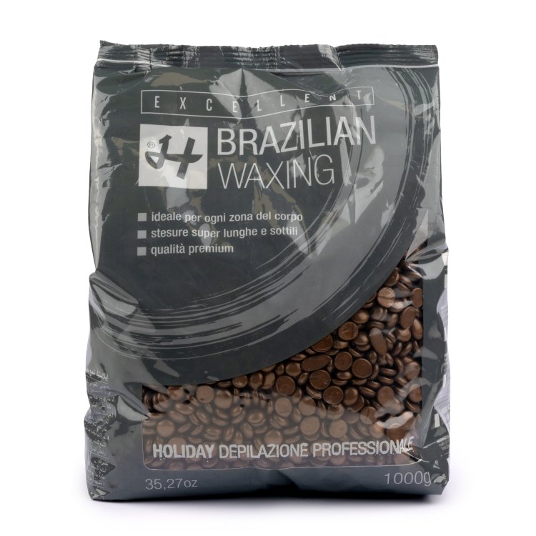 Υποαλλεργικό Ζεστό Ελαστικό Κερί Αποτρίχωσης Brazilian Wax σε Σταγόνες Σοκολάτα-Πορτοκάλι, 1kg