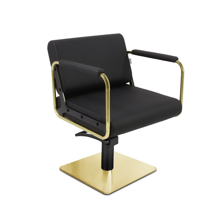 Καρέκλα Κομμωτηρίου Styling Round Χρυσό RL