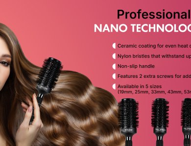 Professionelle NANO Föhnbürsten