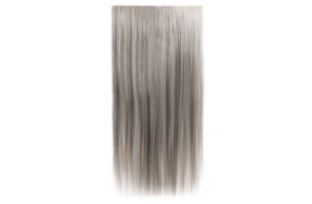 Τρέσα Συνθετική HD Ίσια με Κλιπ 65cm, 100g, Silver grey #60T