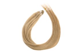 Micro Ring Loop Hair Extensions Νο8 Ξανθό Σκούρο  – 100% Φυσική Τρίχα, 50cm 10τεμ.